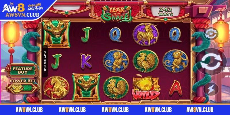 Prosperity Snake AW8 - Game Slot Rắn Tài Lộc Không Nên Bỏ Lỡ 3 Phiên bản free spins của Prosperity Snake